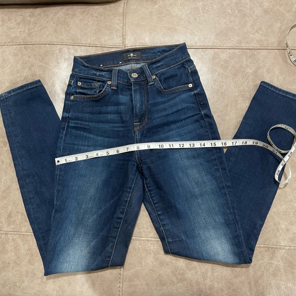 7 For All Mankind Skinny high Waist Jeans - Picture 3 of 8